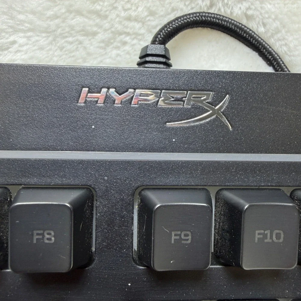 HyperX Alloy Core RGB Wired Gaming Keyboard Black HX-KB5ME2-US Braided Cable